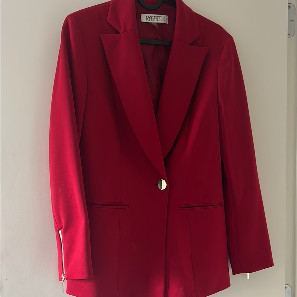 Kasper Women's Red Blazer